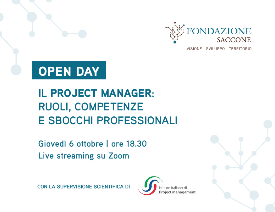 Open day: “Il Project Manager: ruoli