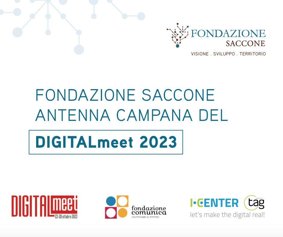 Fondazione Saccone antenna campana del Digitalmeet 2023